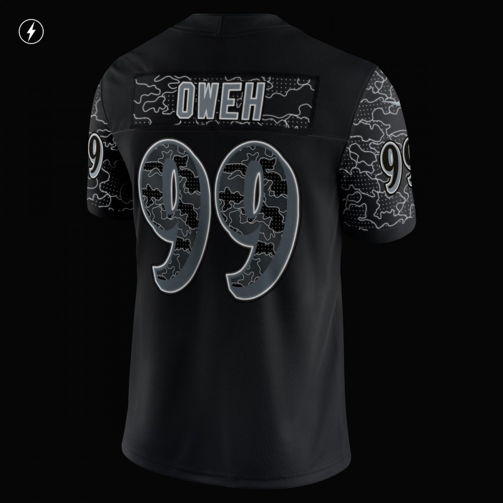 Odafe Oweh Baltimore Ravens Nike RFLCTV Limited Jersey - Black-Profan Arena